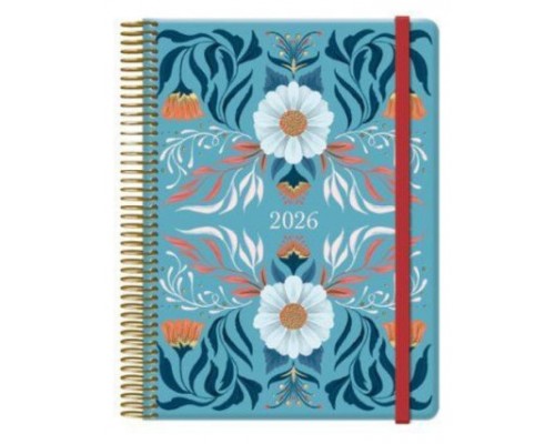 AGENDA 2026 CHARM ESPIRAL DÍA PÁGINA 15 X 21 CM. ROYAL DOHE 13250 - 26 (Espera 4 dias)